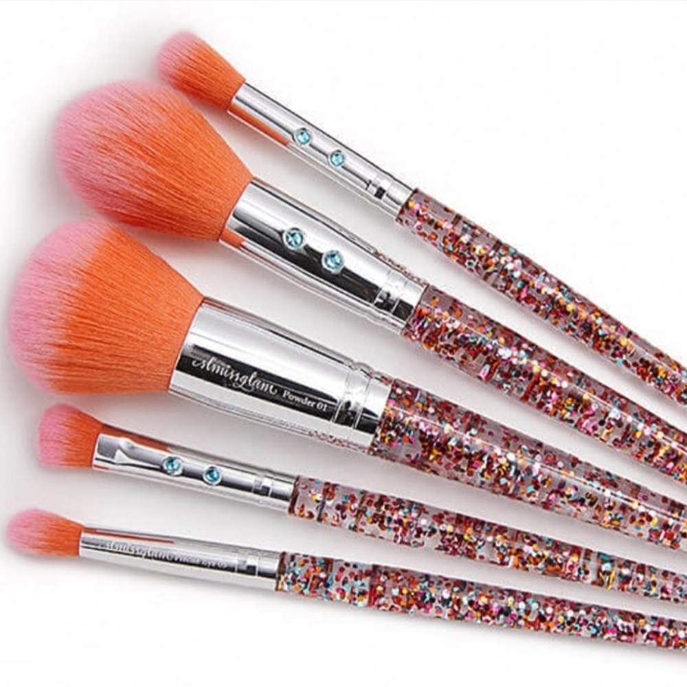 Slmissglam Rainbow Luxe Makeup Brush Set